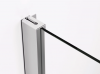 Ronal ścianka boczna 140x200 cm, szkło Durlux 200, profile srebrny połysk TOPF21405022